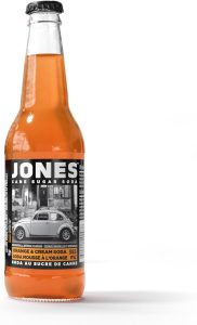 Jones Orange Cream Cane Sugar Soda Syrup