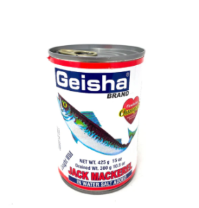 GEISHA JACK MACKEREL IN HOT WATER SALT ADDED